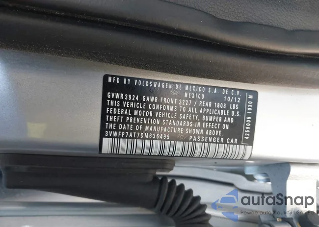 3VWFP7AT7DM636499: 43233130