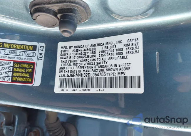 5J6RM4H32DL054755: 43232587