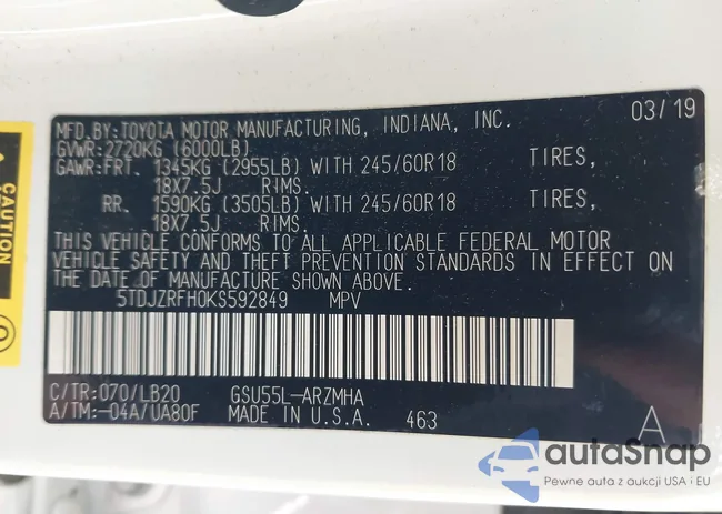 5TDJZRFH0KS592849: 43232808