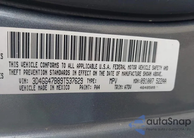 3D4GG47B89T537629: 43234058