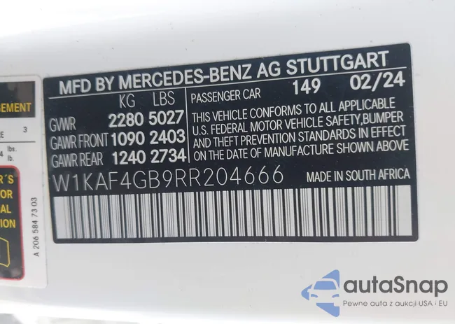 W1KAF4GB9RR204666: 43234061