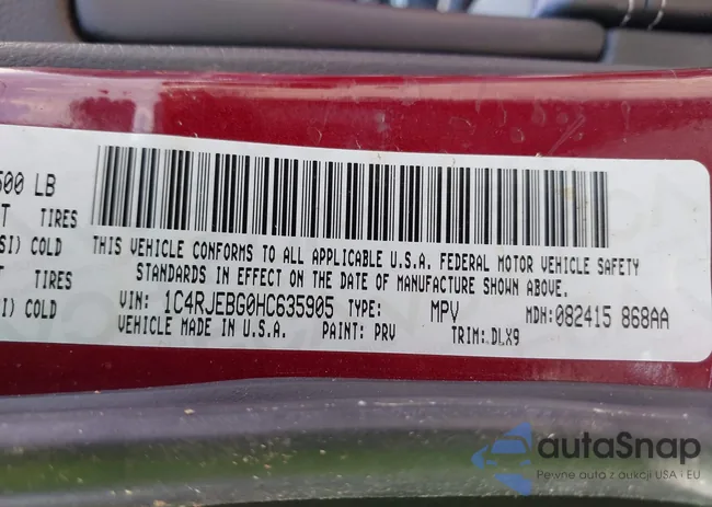 1C4RJEBG0HC635905: 43234380