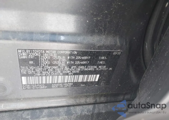 JTMP1RFV3LD530138: 43235130