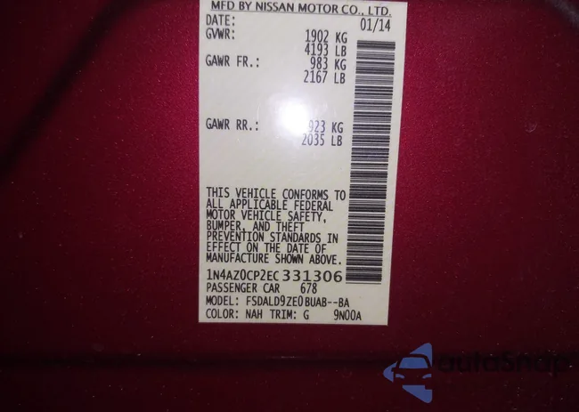 1N4AZ0CP2EC331306: 43235255