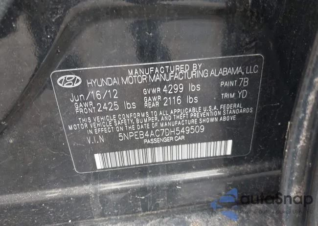 5NPEB4AC7DH549509: 43235364