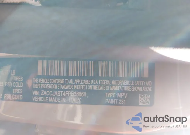 ZACCJABT4FPB38666: 43235374