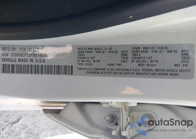 1C6RREFT3PN614542: 43235422