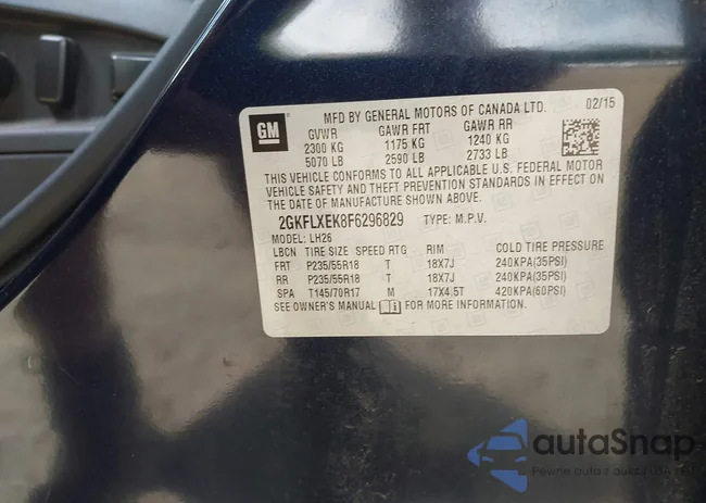 2GKFLXEK8F6296829: 43234488