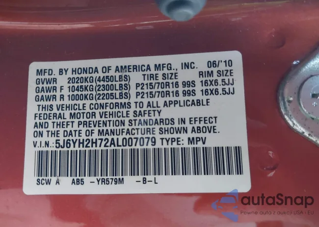 5J6YH2H72AL007079: 43234695