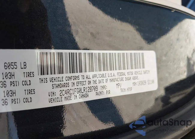 2C4RC1FG0LR128709: 43234854