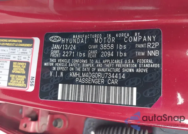 KMHLM4DG0RU734414: 43235886