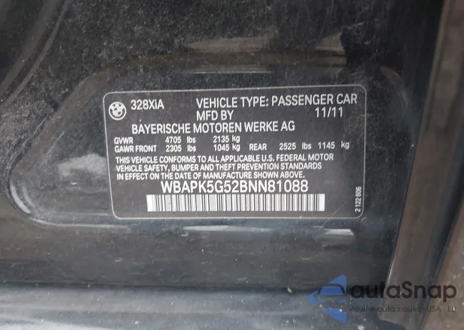 WBAPK5G52BNN81088: 43235936