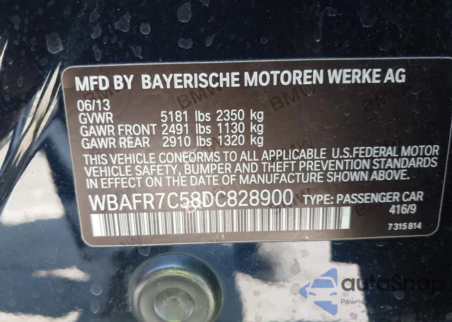 WBAFR7C58DC828900: 43235958