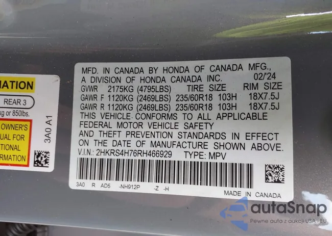 2HKRS4H76RH466929: 43236046