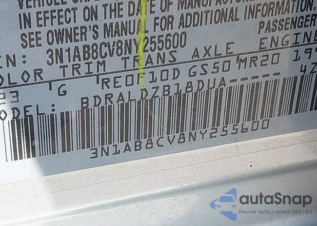 3N1AB8CV8NY255600: 43236063