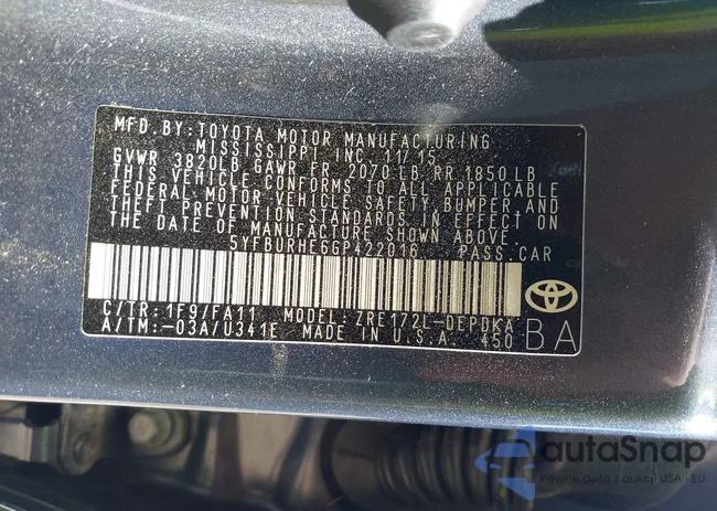 5YFBURHE6GP422016: 43236102