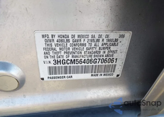 3HGCM56406G706061: 43236186