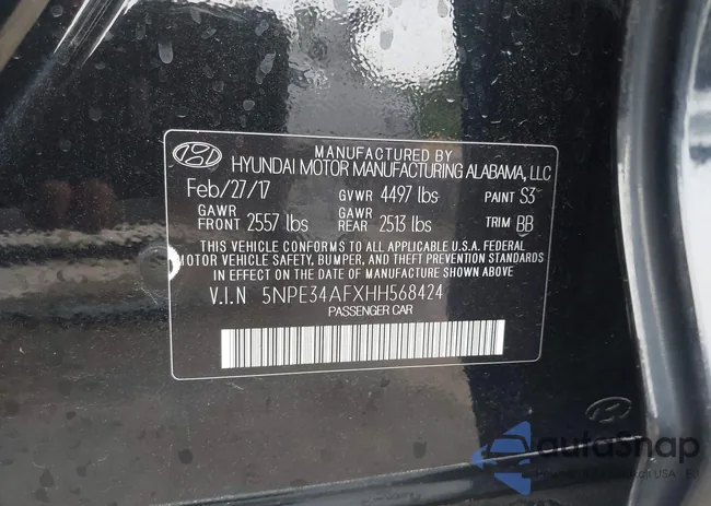 5NPE34AFXHH568424: 43236261