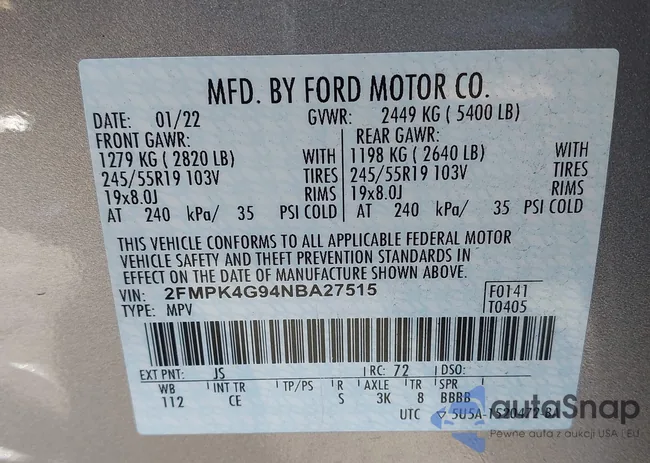 2FMPK4G94NBA27515: 43236369