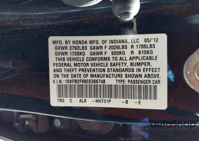 19XFB2F89CE066748: 43236376