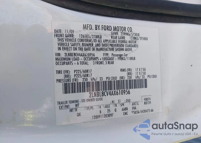 2LNBL8CV4AX610956: 43236452