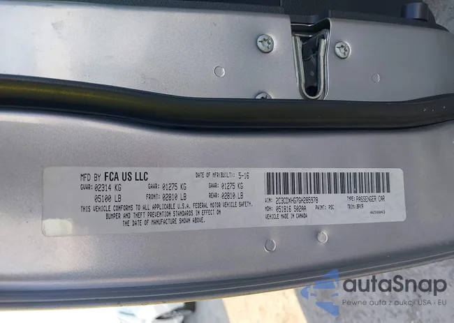 2C3CDXHG7GH285978: 43235472