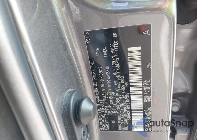 5TDYKRFH1FS109345: 43235766