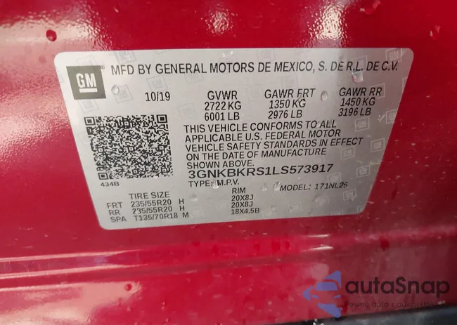 3GNKBKRS1LS573917: 43235784