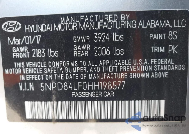 5NPD84LF0HH198577: 43235794