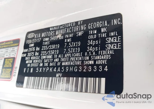 5XYPK4A59HG323334: 43235795