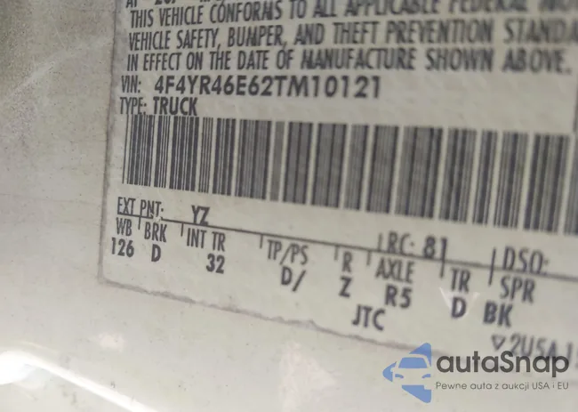 4F4YR46E62TM10121: 43235851