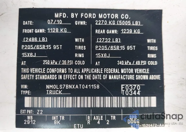 NM0LS7BNXAT041158: 43237109