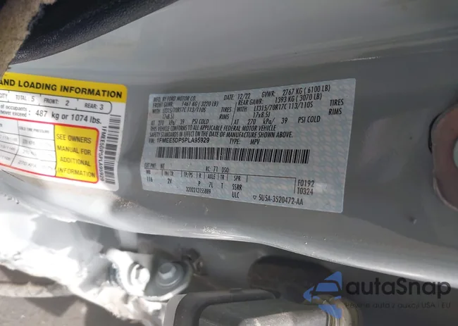 1FMEE5DP5PLA95929: 43237147