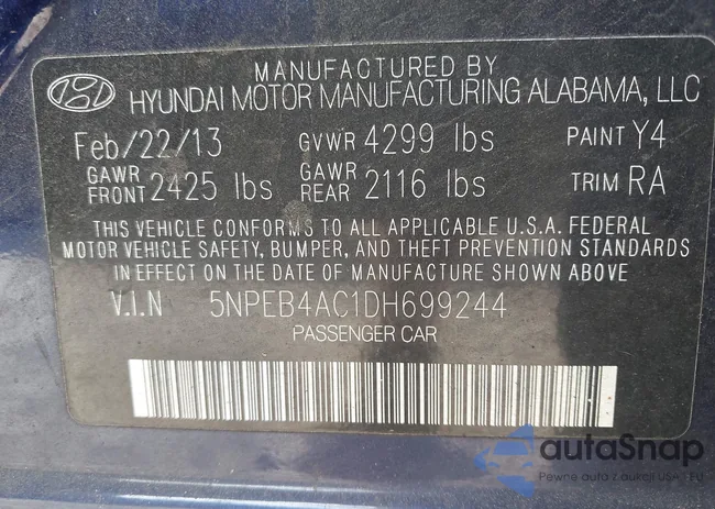 5NPEB4AC1DH699244: 43237177