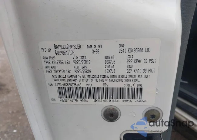 1J4GL48K56W235142: 43237370