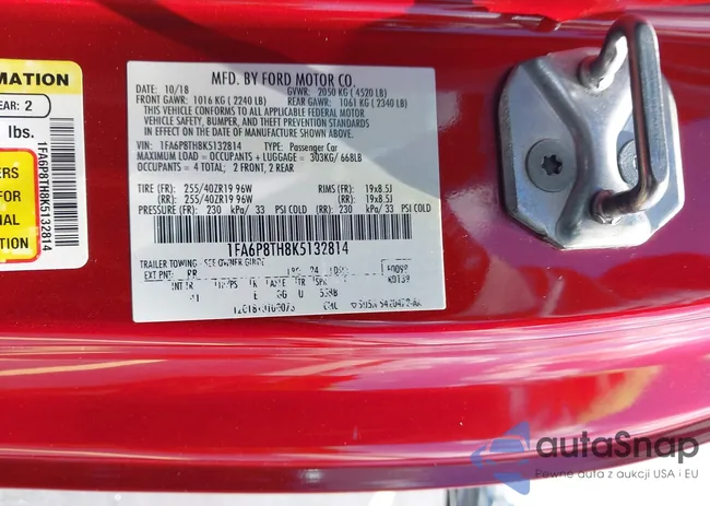 1FA6P8TH8K5132814: 43236618