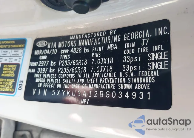 5XYKU3A12BG034931: 43236659