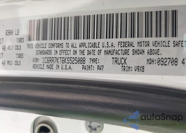 1C6RR7KT6KS525088: 43236740