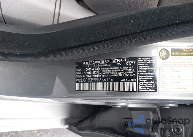 WDDGF5EB5BF636116: 43236756