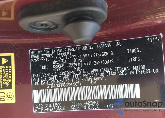 5TDJZRFH6JS809674: 43237948