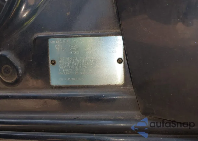 JS2YC417485100653: 43237956