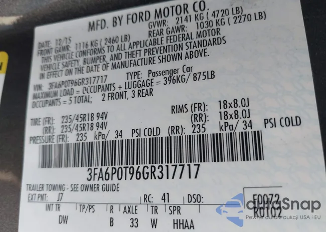 3FA6P0T96GR317717: 43238272