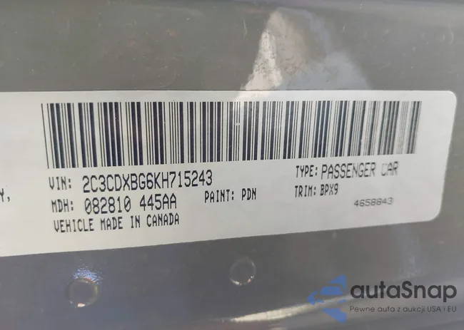 2C3CDXBG6KH715243: 43238354