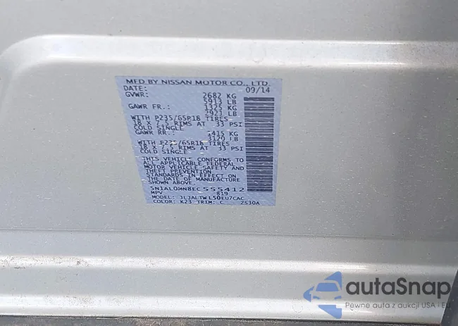 5N1AL0MN8EC555412: 43237484