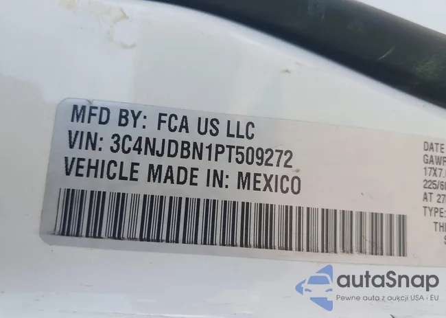 3C4NJDBN1PT509272: 43237556