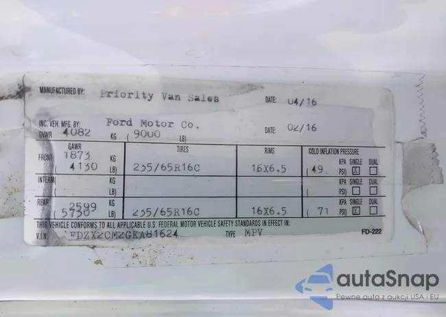 1FDZX2CM2GKA81624: 43237692