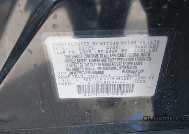 3N1CP5CV1ML506008: 43237756