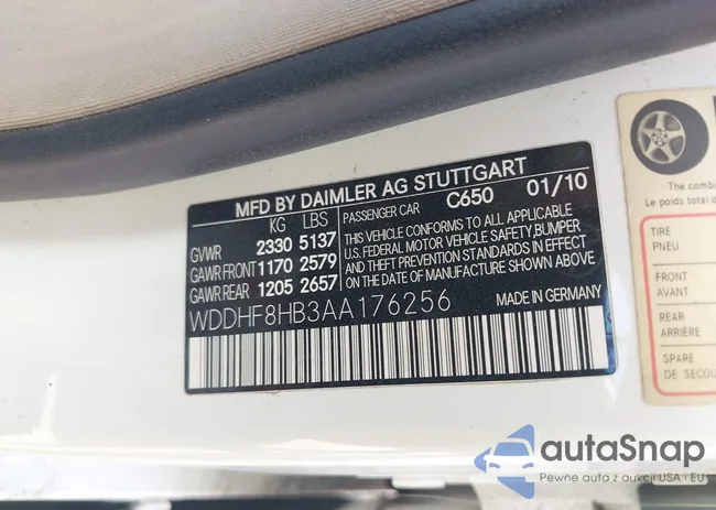 WDDHF8HB3AA176256: 43237814