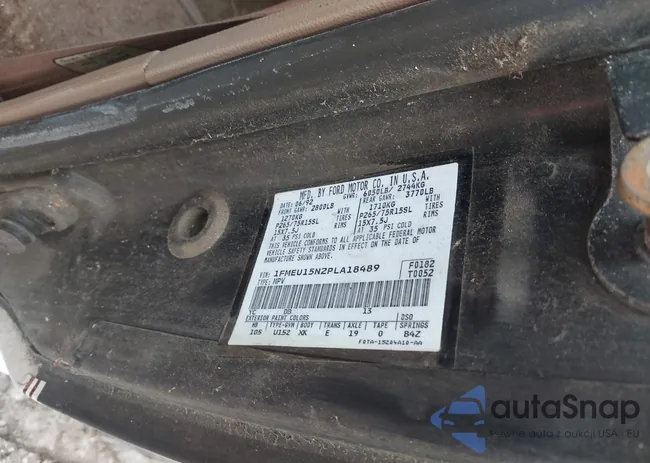 1FMEU15N2PLA18489: 43237836