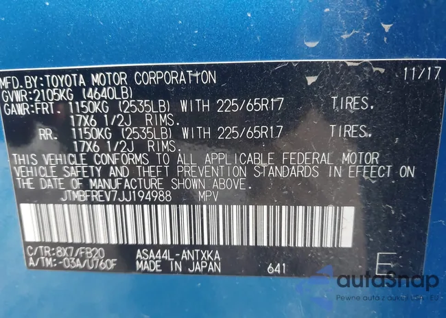 JTMBFREV7JJ194988: 43239136